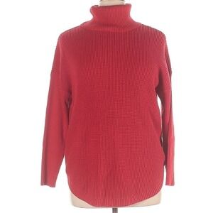 Michael Michael Kors Red Knit Turtleneck Sweater Size 1X